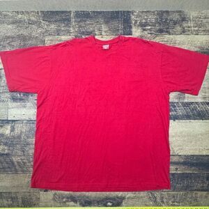 Dream‎ USA Basic Red Cotton T-Shirt Oversized Casual Comfort Tee 5XL